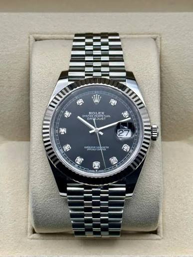 41mm Black Dial Jubilee- Luxury Watch