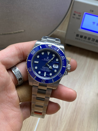 Sports Watch Stainless Steel Ceramic Factory (Blue Dial) - Luxury Watch