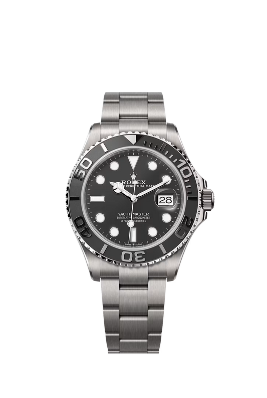 Black Dial Titanium Watch - Luxury Watch