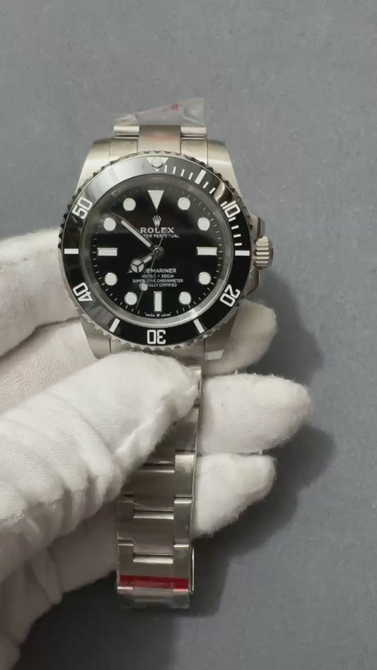 Submarine Black Dial No-Date (Black Dial) - Luxury Watch