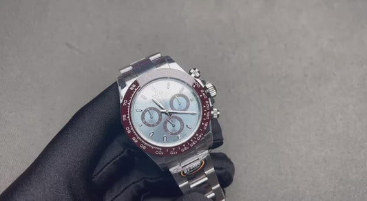 Platinum Daytova Blue Dial - Luxury Watch