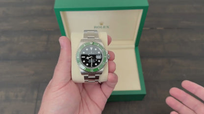Submarine Stainless Steel Green Ceramic (Starbucks) - Luxury Watch