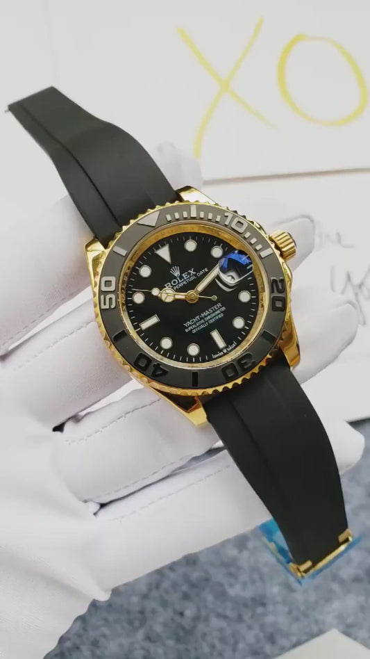 Level I Yellow Gold (Rubber) - Luxury Watch