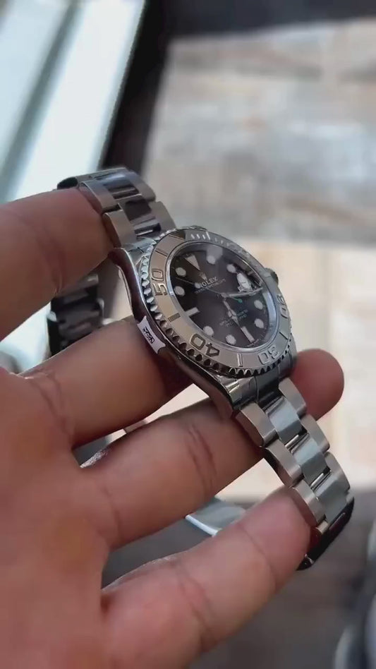 Boat-Masters Rhodium Oyster - Luxury Watch