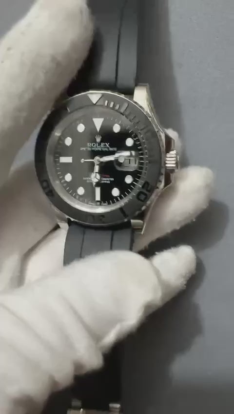 Boat‑Masters Stainless Steel Oysterflex (Rubber) - Luxury Watch