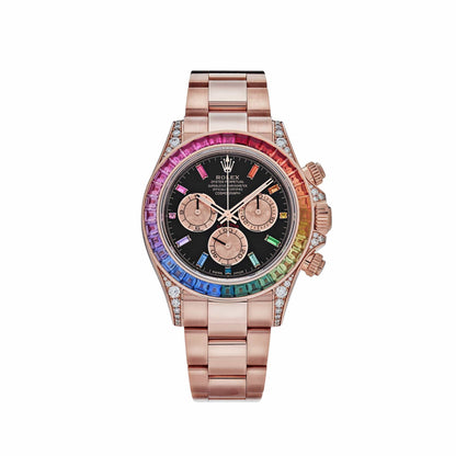 Cosmograph Stainless RoseGold (Rainbow) - Luxury Watch